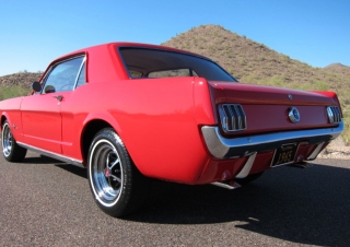 1965 Red Mustang