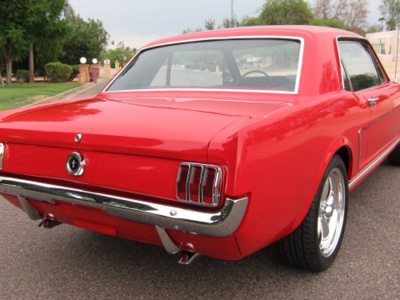 1965 Rangoon Red Mustang