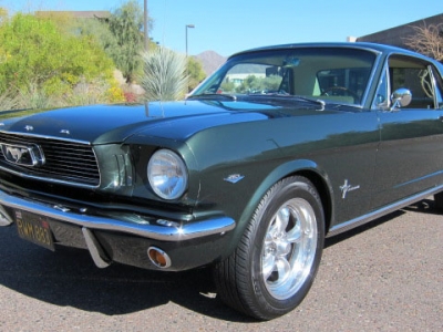 1966 Ivy Green Mustang