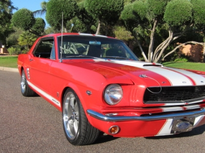 1966 Poppy-Red Mustang