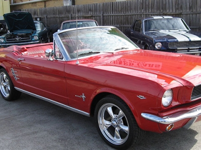 1966 Red Mustang Convertible
