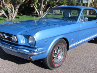 1966 Blue Mustang