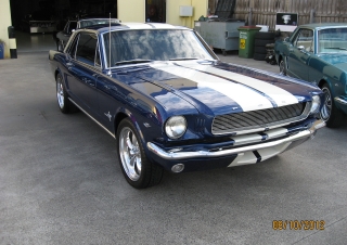 1966 Blue Mustang