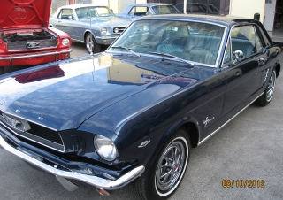 1966 Midnight Blue Mustang