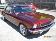 66 Mustang Candy Red