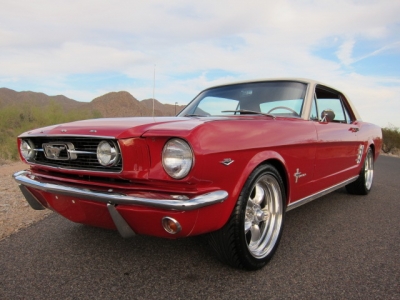1966 Red Mustang