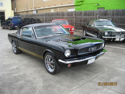 1966 Raven Black Mustang Fastback